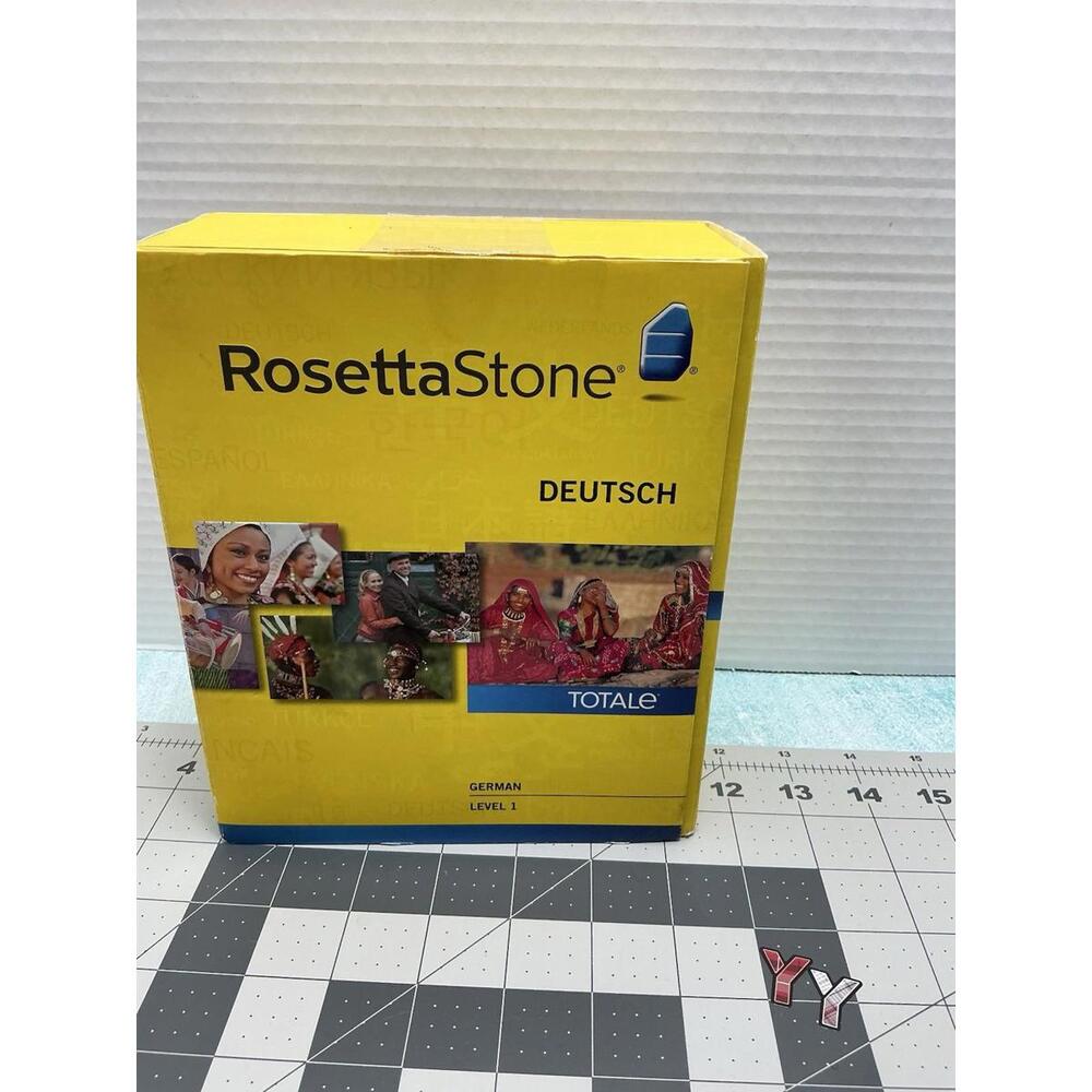 Rosetta Stone‎ Deustch German Level 1 CD set & headphones